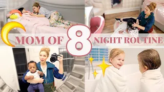 MOM OF 8 KIDS NIGHT TIME ROUTINE  Big Family Bedtime Routine 2020