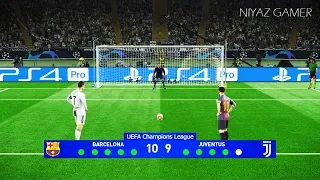 BARCELONA vs JUVENTUS | Final UEFA Champions League - UCL | Penalty Shootout | PES 2019