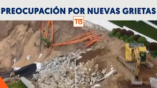 Socavón en Reñaca: Nuevas grietas preocupan a vecinos de edificios