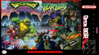 [OpenBor] TMNT BATTLETOADS DOUBLE DRAGON: THE REVENGE  4Players Co-Op Full Playthrough Vol:2 BOOTLEG