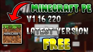 How to get Minecraft PE for FREE! [Latest Version Bedrock](1.16.220)