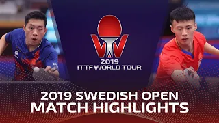 Xu Xin vs Xu Haidong | 2019 ITTF Swedish Open Highlights (R32)