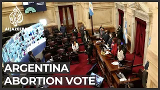 Argentina Senate set to vote on historic bill legalising abortion