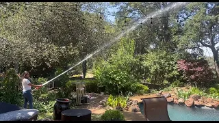FireFighter1 - Easy to use fire hose - Connect to your  pool pump - Protect property from fire
