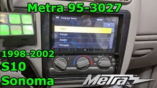 1998-2002 S10 Blazer Sonoma | Double DIN Install | Metra 95-3027 | Alpine ILX-W650