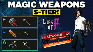 TOP 5 Most Powerful Advance Weapons Early & Late in Lies of P!