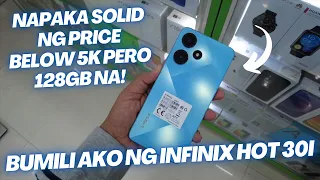 BUMILI AKO NG INFINIX HOT 30i - GRABA NA TALAGA SI INFINIX NAPAKA MURA LANG NITO! 4GB 128GB NA!