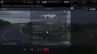 Gt7 trying to setup c63 amg for NBR