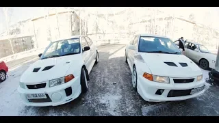 Mitsubishi Lancer Evolution 6 TME Против EVO 5 RS бекстейдж