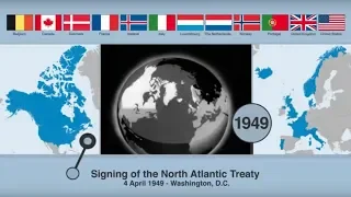 The history of NATO - video timeline [4 APR 2019]