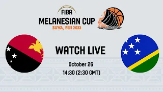 Papua New Guinea v Solomon Islands | Full Basketball Game | FIBA Melanesian Basketball Cup 2022