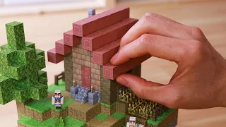 Magnetic Papercraft  / Mini House Building