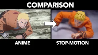 ANIME vs STOP-MOTION: Jigen vs Naruto and Sasuke COMPARISON