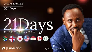 21 days Prayer Vigil Apostle Kolawole Obaseye is live!