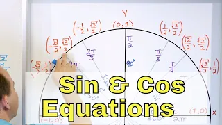 Learn to Solve Sin & Cos Equations (Solving Trig Equations) - Part 1 [16]