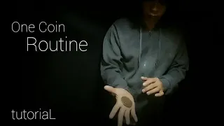 ONE COIN ROUTINE tutoriaL | COIN MAGIC | WHITEVERSE CHANNEL