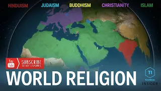 Map shows how religion spread around the world