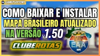 COMO BAIXAR E INSTALAR O MAPA DO BRASIL PARA O EURO TRUCK SIMULATOR 2 1.50 CLUBE ROTAS [MOD PAGO]