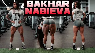 Muscle girl with insane glutes and quads!!   Bakhar Nabieva