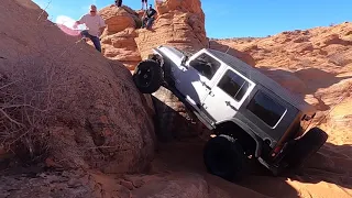 Milt’s Mile.  Sand Hollow, Utah.  Jeep off-road.  Jeep LJ. Jeep JK