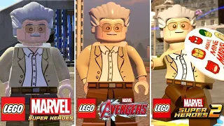 STAN LEE Evolution in LEGO Marvel game