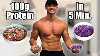 Geheime Fitness-Mahlzeit mit 100g Eiweiß für Muskelaufbau und Fettabbau in nur 5 Minuten (Low-Carb)