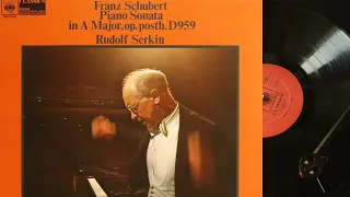 [LP] Schubert - Piano Sonata In A Major - Serkin (side B)