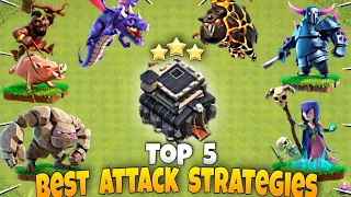 Top 5 Best TH9 Attack strategies | Th9 Best Attack strategies | War Attack strategy - Clash Of Clans