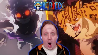 GEAR 5 LUFFY vs AWAKENED LUCCI!!! 😲😲😲 One Piece Episode 1100 Reaction!