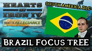 NEW BRAZIL FOCUS TREE - Hearts of Iron 4: Trial of Allegiance Dev Diary