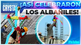 Así celebran los albañiles el Día de la Santa Cruz