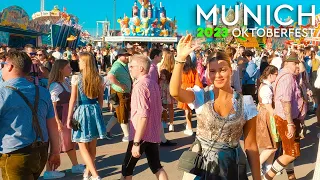 Walking Oktoberfest 2023: An Unforgettable Experience! With Captions! [4k Ultra-HD 60fps]