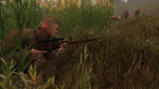 ArmA 3 WW2 | Russian Sniper Behind Enemy Lines