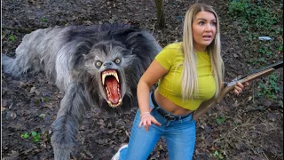 Chased By A Giant Werewolf!! The Short Movie