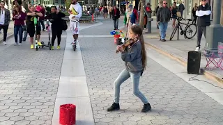 See You Again - Karolina Protsenko is playing violin on 3rd Street Promenade of Santa Monica