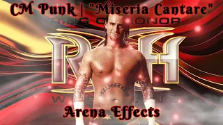 [INDY/AEW] CM Punk ROH Theme Arena Effects | "Miseria Cantare"