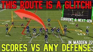 THIS IS BROKEN! 2 Unstoppable Pass Plays That GLITCH OUT ANY DEFENSE In Madden NFL 22! Tips & Tricks