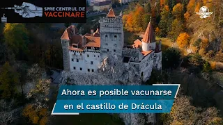 Castillo de Drácula ofrece vacunas contra el Covid-19 a visitantes