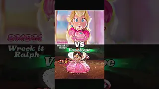 Princess Peach Vs Vanellope #meme #edit #disney  #illumination #mariomovie #wreckitralph