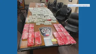 Traffic stop leads investigators to $1.8M in cash and drugs, Montgomery County Pct. 4 says