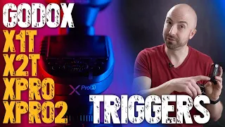 Godox Triggers ULTIMATE Comparison (X1T X2T XPro R2ProII Transmitters)