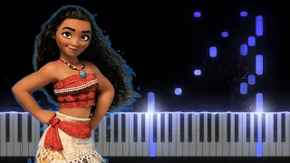 Moana - How Far I’ll Go (Piano Instrumental) | Piano Tutorial