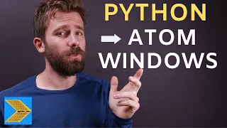 How to set up Atom text editor on Windows for Python