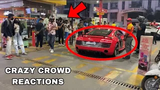 AUDI R8 V10+ IN INDIA | REACTIONS!