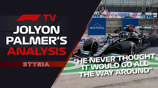 What Caused Valtteri Bottas’ Pit Lane Spin? Jolyon Palmer's F1 TV Analysis | 2021 Styrian Grand Prix