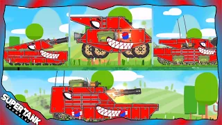 #lv24 Tank Game - Dora LX gladiator synthesis level 24 | Super tank rumble | Cartoon tanks