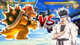 Mugen 29- Bowser vs Kung Fu Man