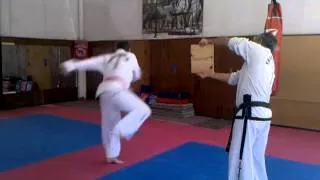 PRÁCTICA PATADA GIRO TALÓN 360º Taekwon Do ITF