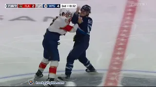 Matthew Tkachuk vs Mark Scheifele Oct 14, 2023