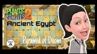 ENDLESS ZONE (Pyramid of Doom) of ANCIENT EGYPT Adventure -Plants Vs Zombies 2 /Ephen Game On